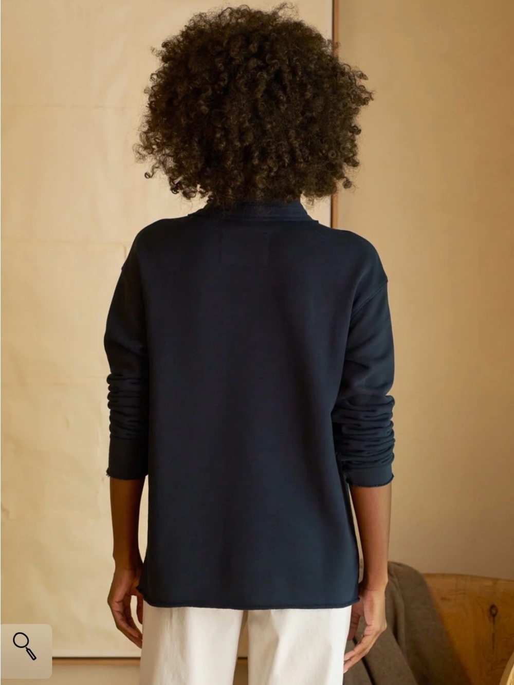 🆕Frank & Eileen Patrick Popover Henley in British Royal Navy Triple Terry - Picture 2 of 6
